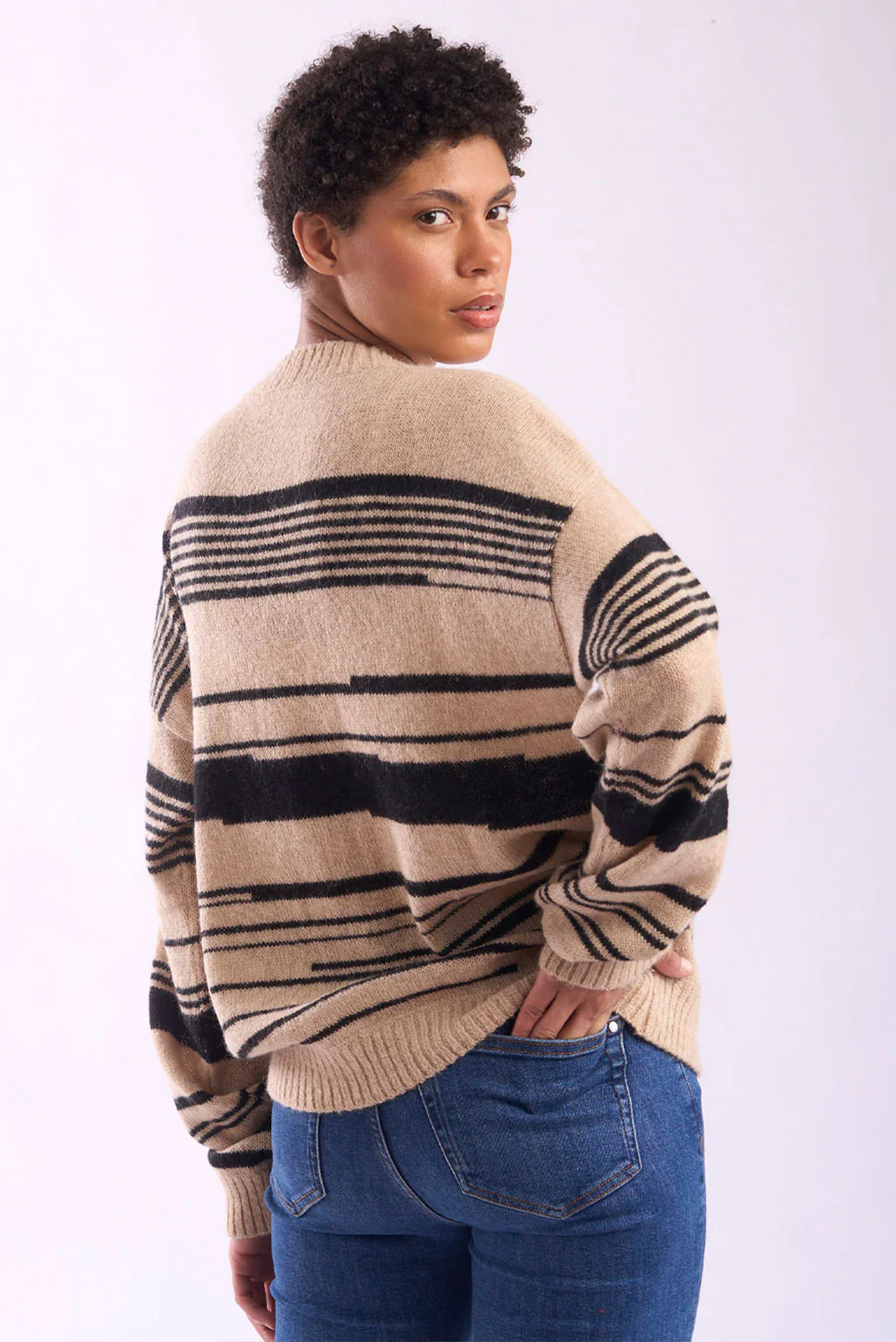 Marissa Crew-Neck Baby Alpaca Sweater - Image 5