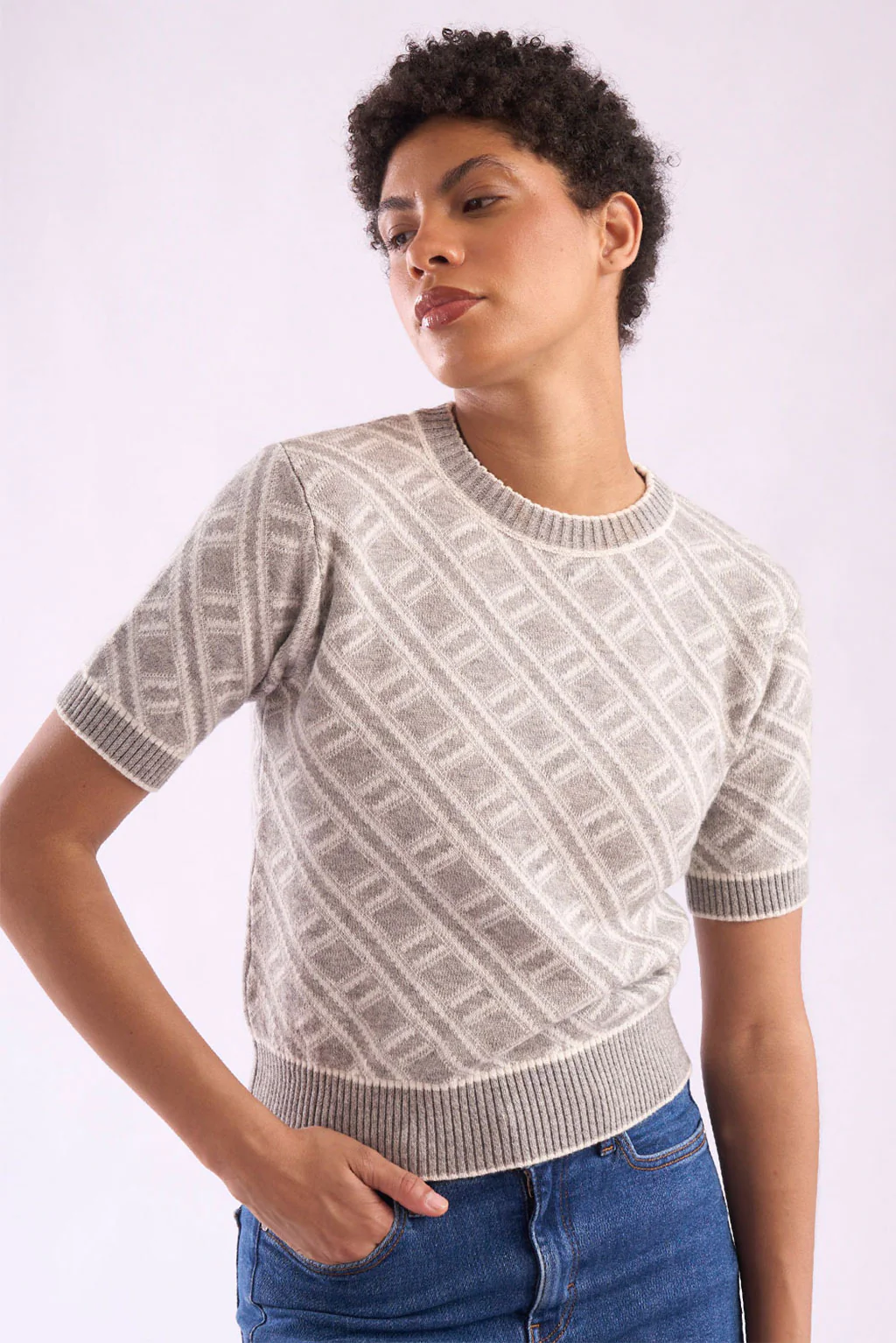 Marly Cotton & Baby Alpaca Sweater - Image 3