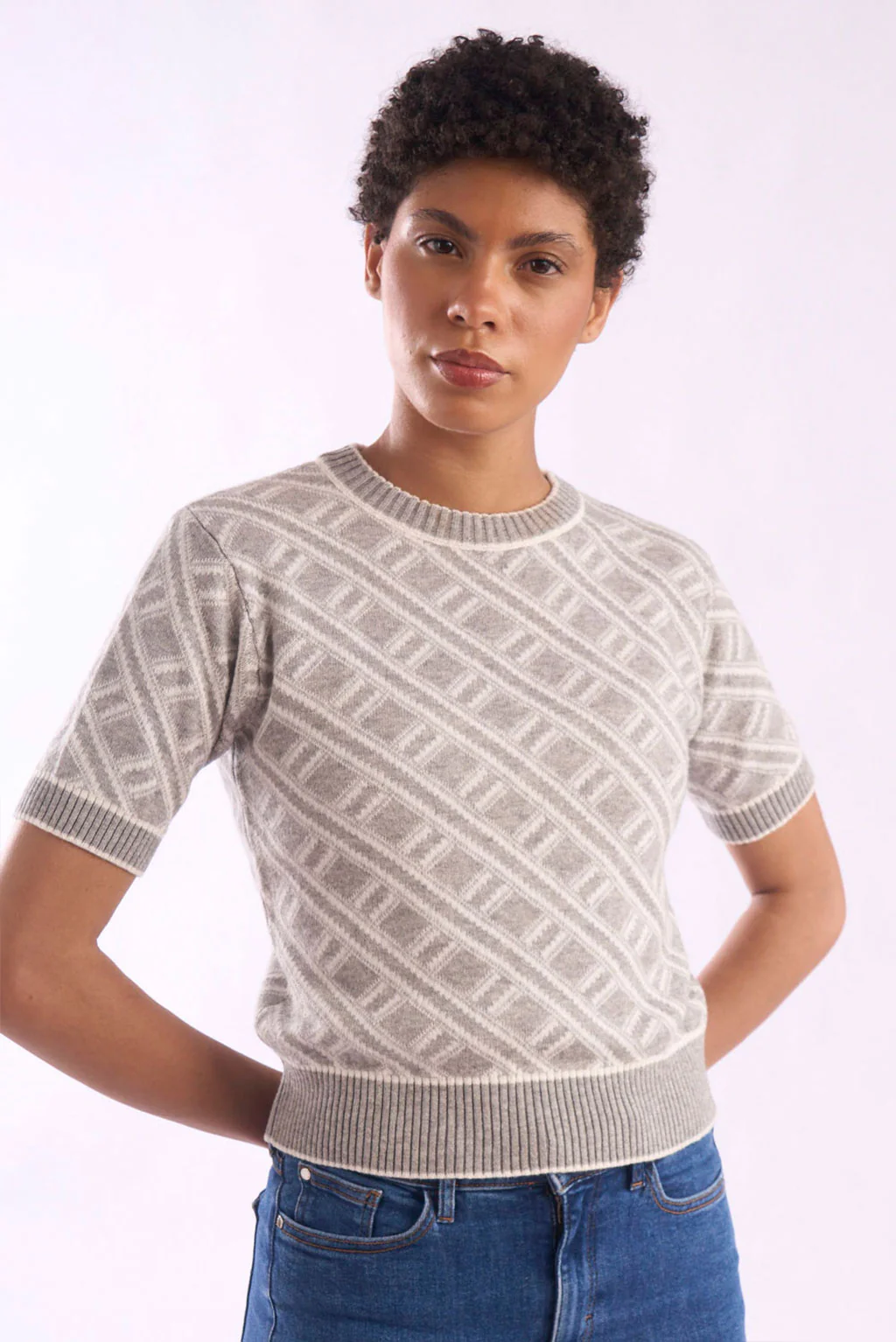 Marly Cotton & Baby Alpaca Sweater - Image 4