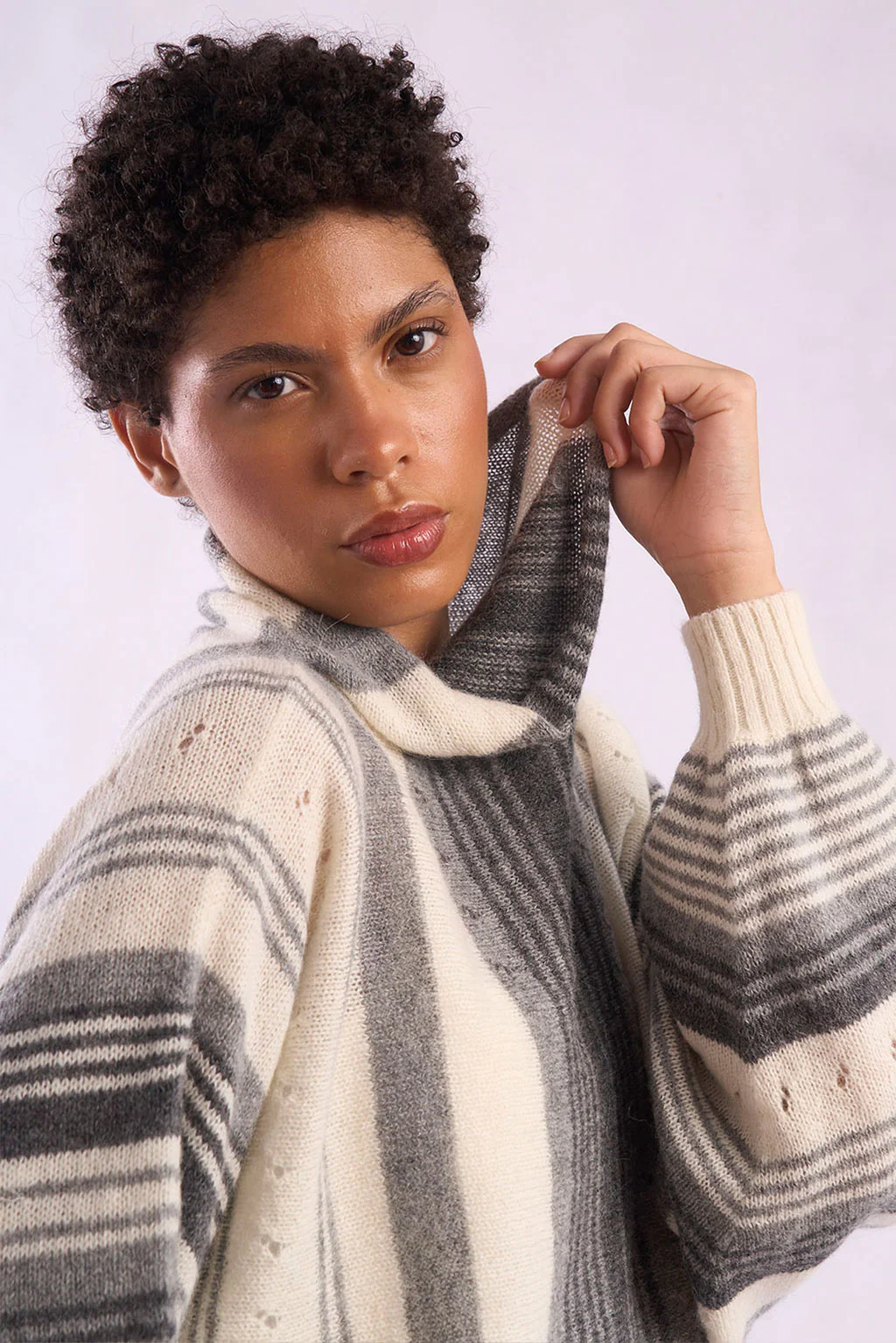 Maxine Turtle Neck Baby Alpaca Sweater - Image 7