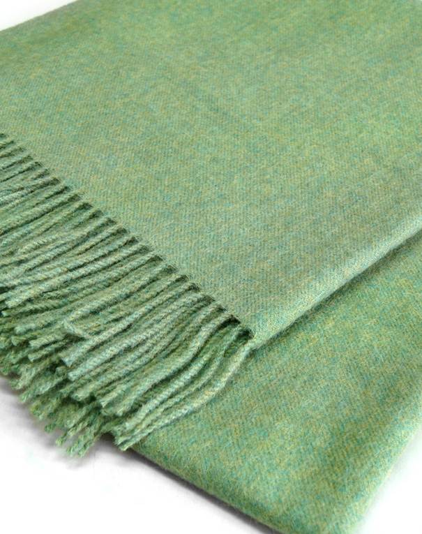 Melange Weave 100% Baby Alpaca Blanket - Image 5