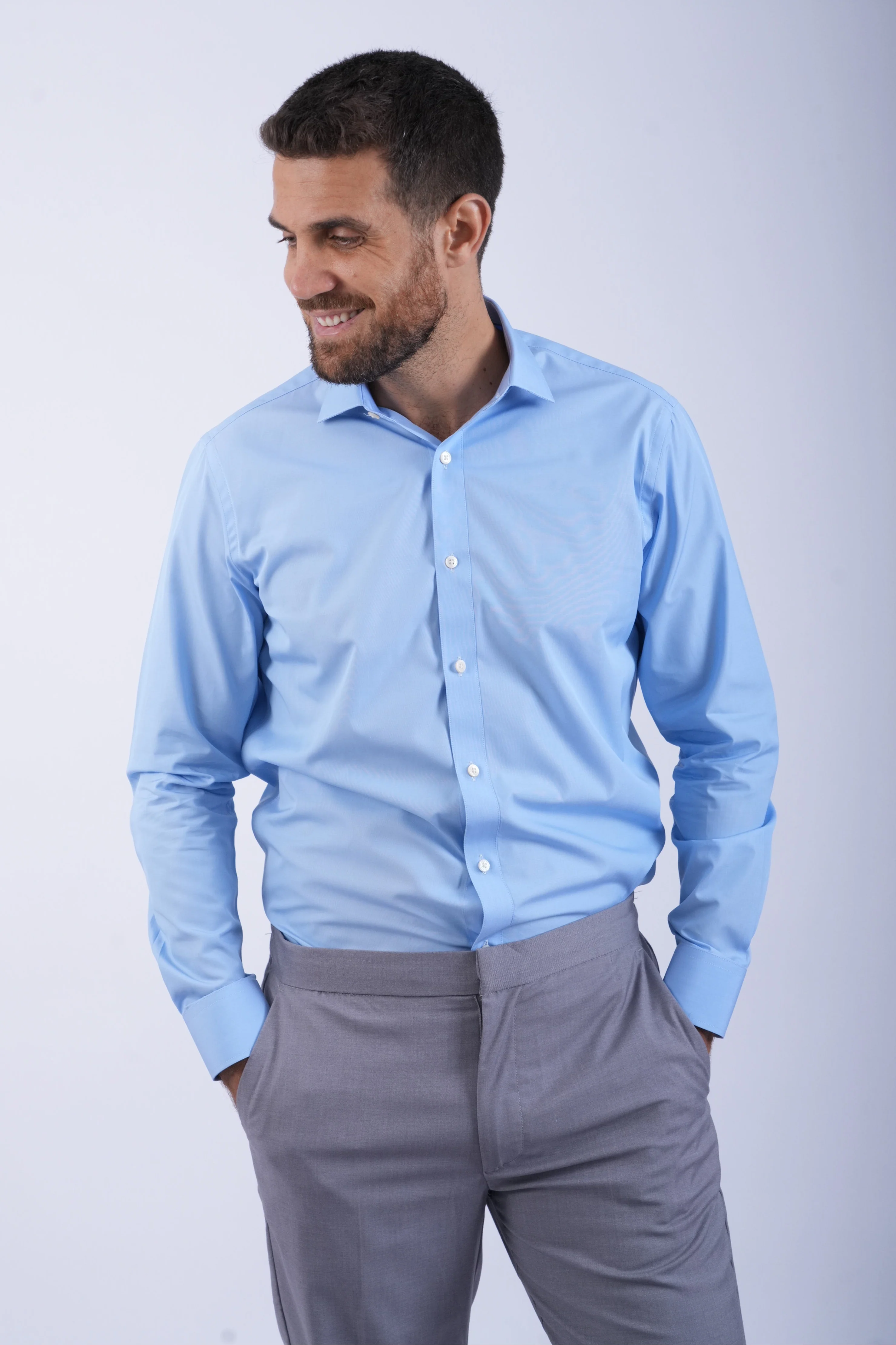 Men’s Premium Cotton Dress Shirt - Image 2
