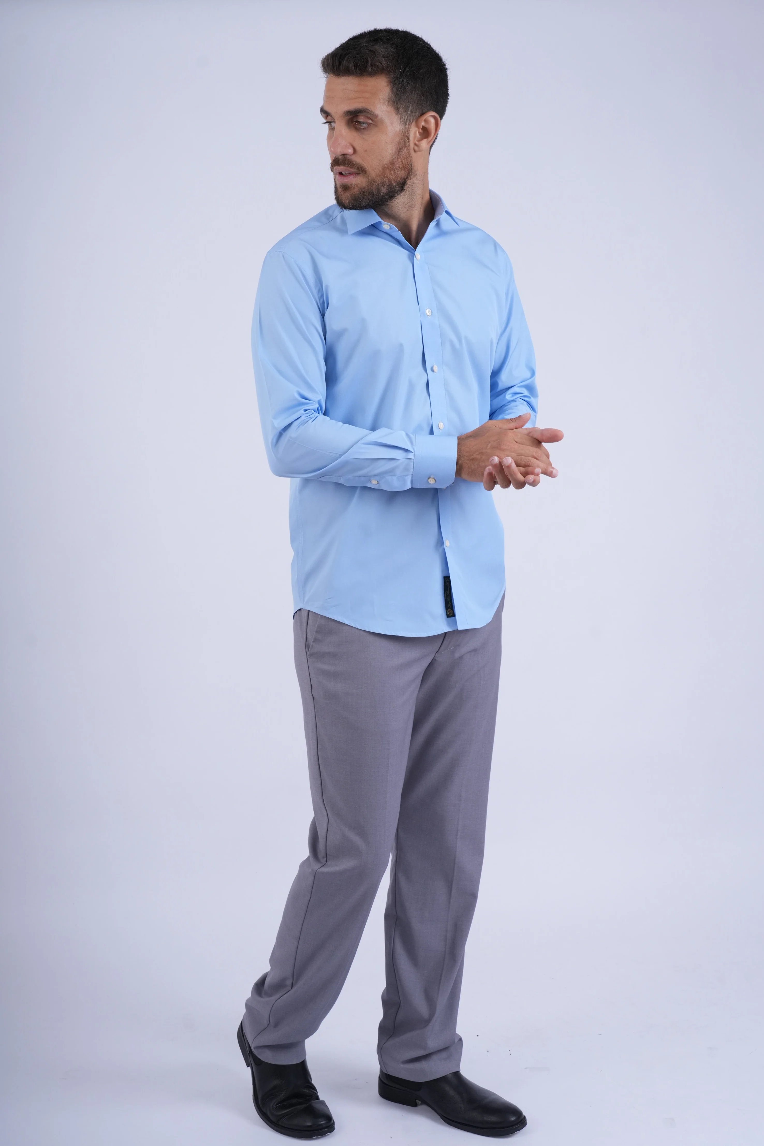 Men’s Premium Cotton Dress Shirt - Image 7