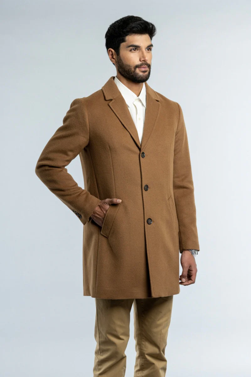 Men's Baby Alpaca Overcoat - Image 5