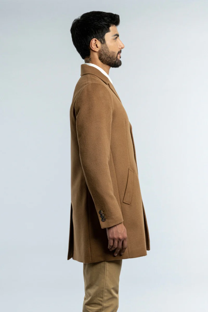 Men's Baby Alpaca Overcoat - Image 6