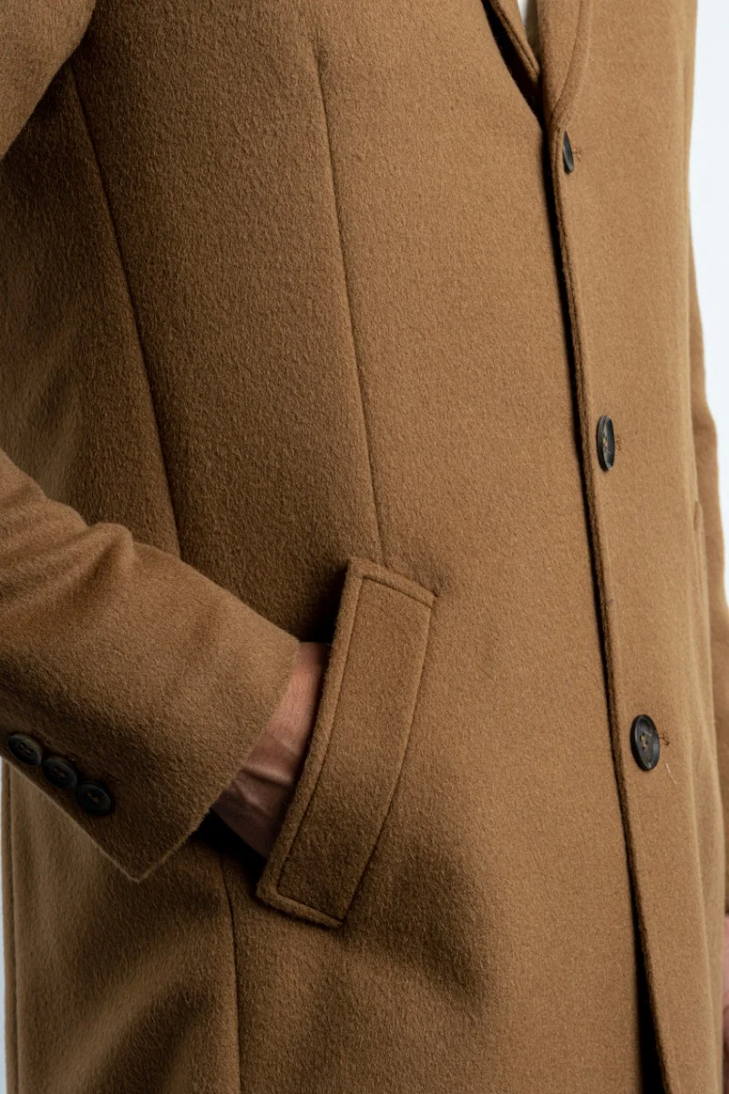 Men's Baby Alpaca Overcoat - Image 7
