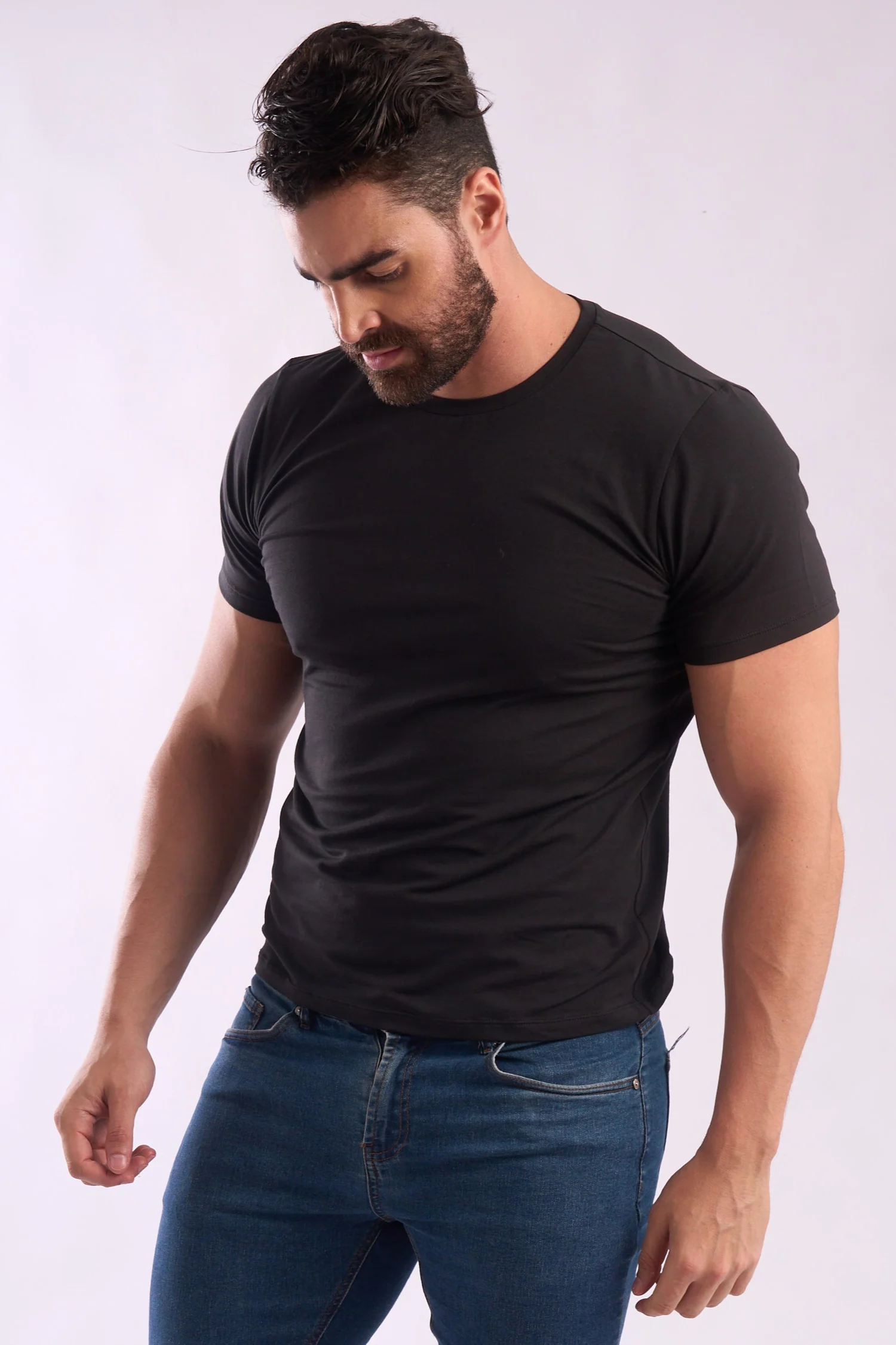 Men's Crew Neck Pima Cotton T-Shirt - Image 5