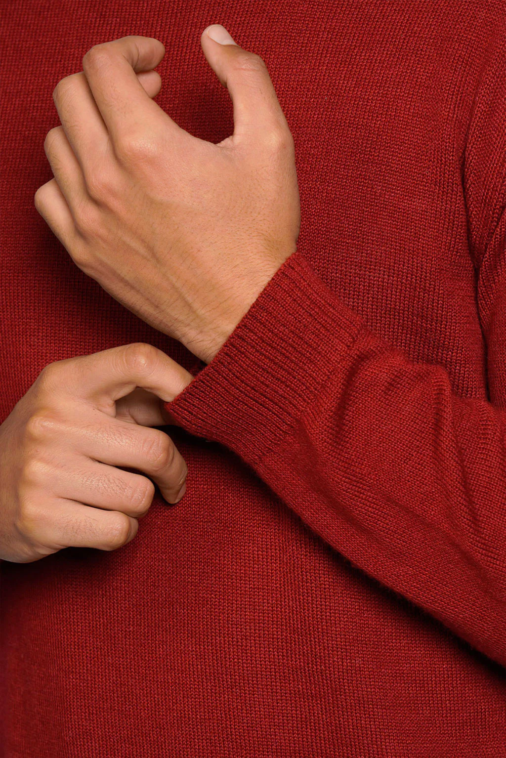Men's Crew-Neck Royal Alpaca Sweater - Image 8