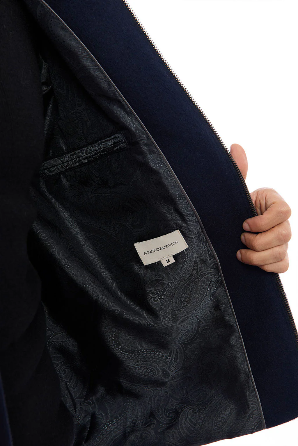 Men's Casual Baby Alpaca Jacket - Image 6