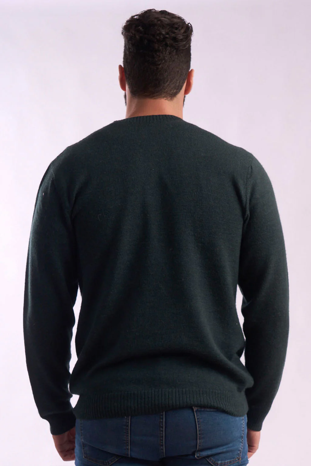 Men's Crew-Neck Royal Alpaca Sweater - Image 20