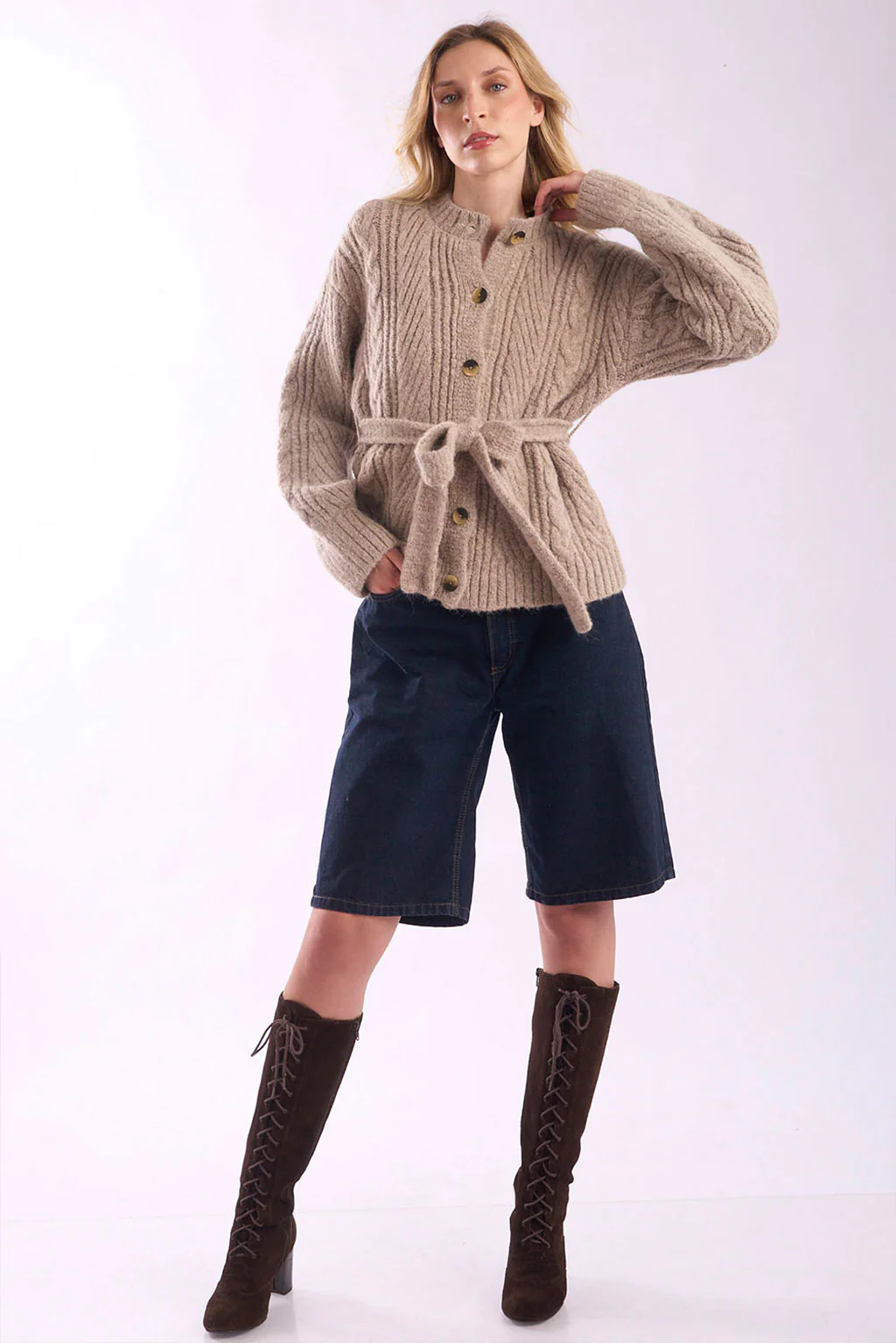 Meredith Alpaca Cardigan - Image 16