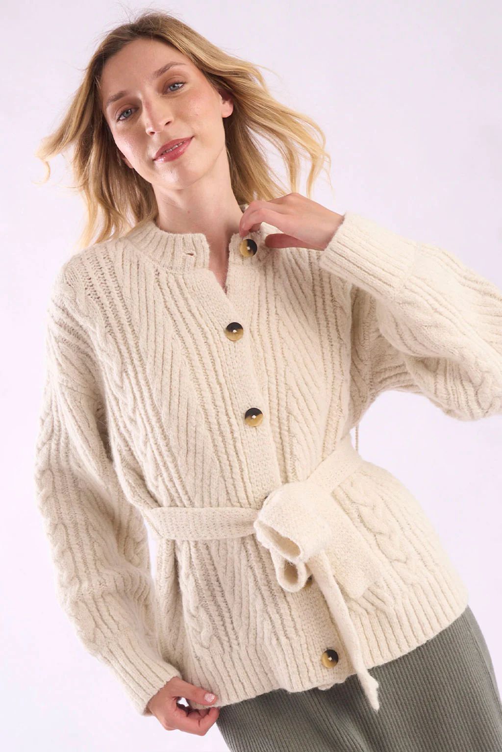 Meredith Alpaca Cardigan - Image 9