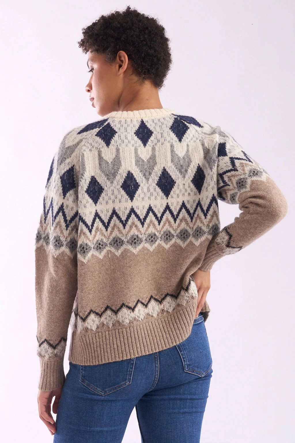 Mika Crew-Neck Baby Alpaca Sweater - Image 4