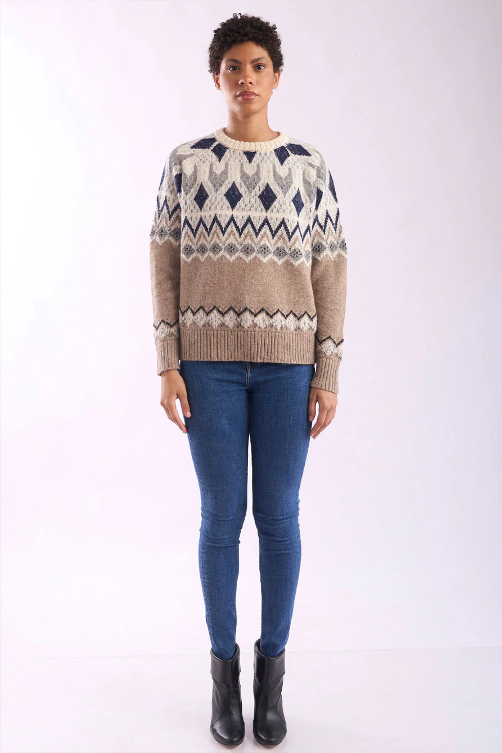 Mika Crew-Neck Baby Alpaca Sweater - Image 5