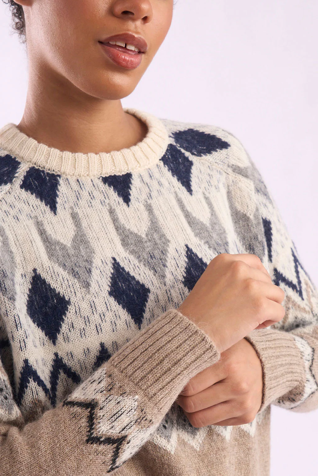 Mika Crew-Neck Baby Alpaca Sweater - Image 6