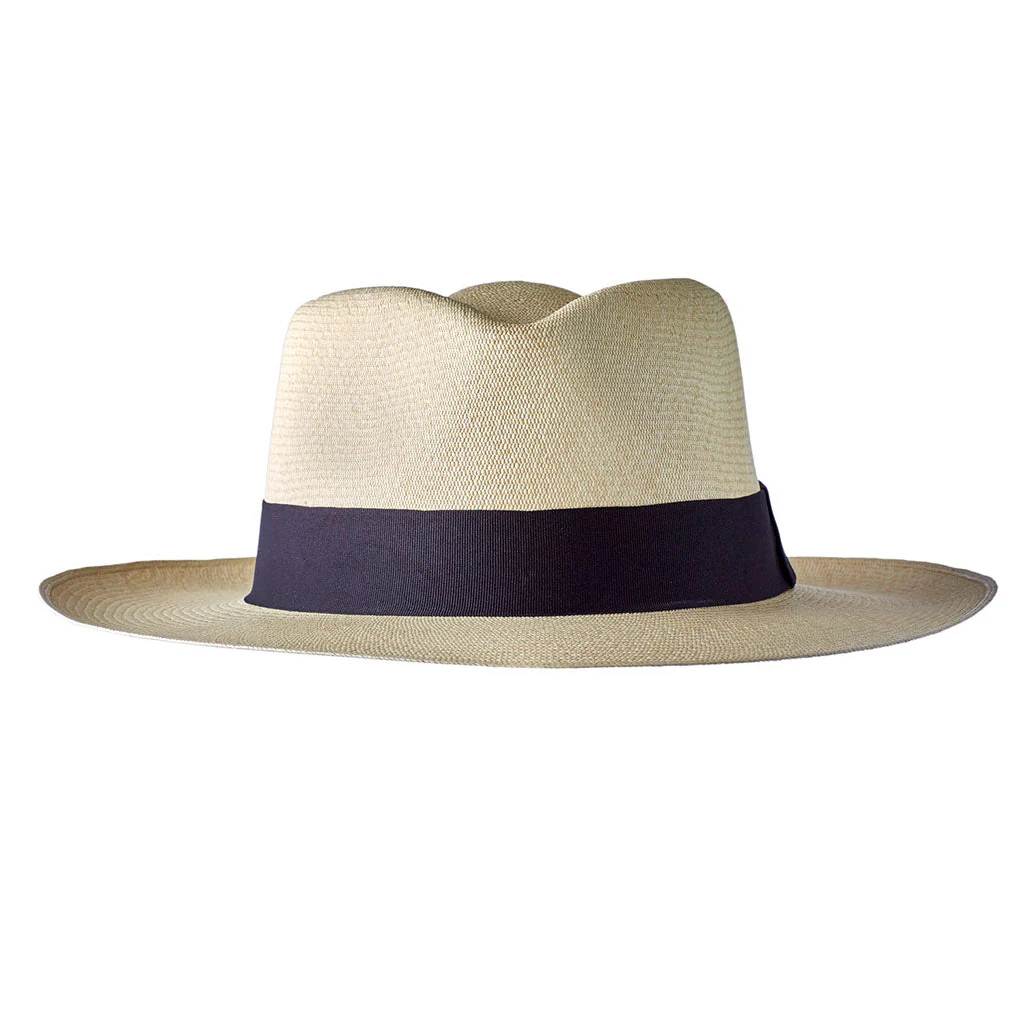 Montecristi Panama Hat Classic Fedora Fine Weave - Image 3