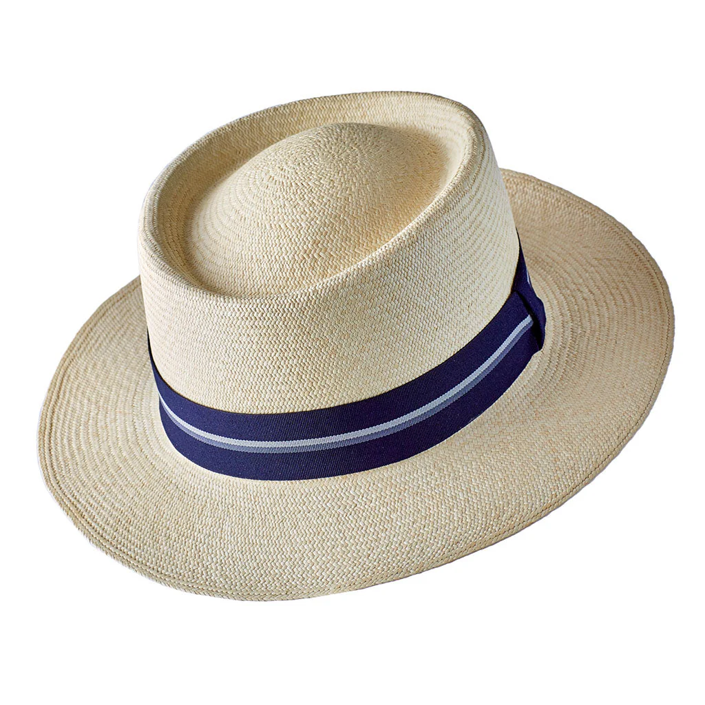 Montecristi Panama Hat Havana Style Fine Fine Weave - Image 2