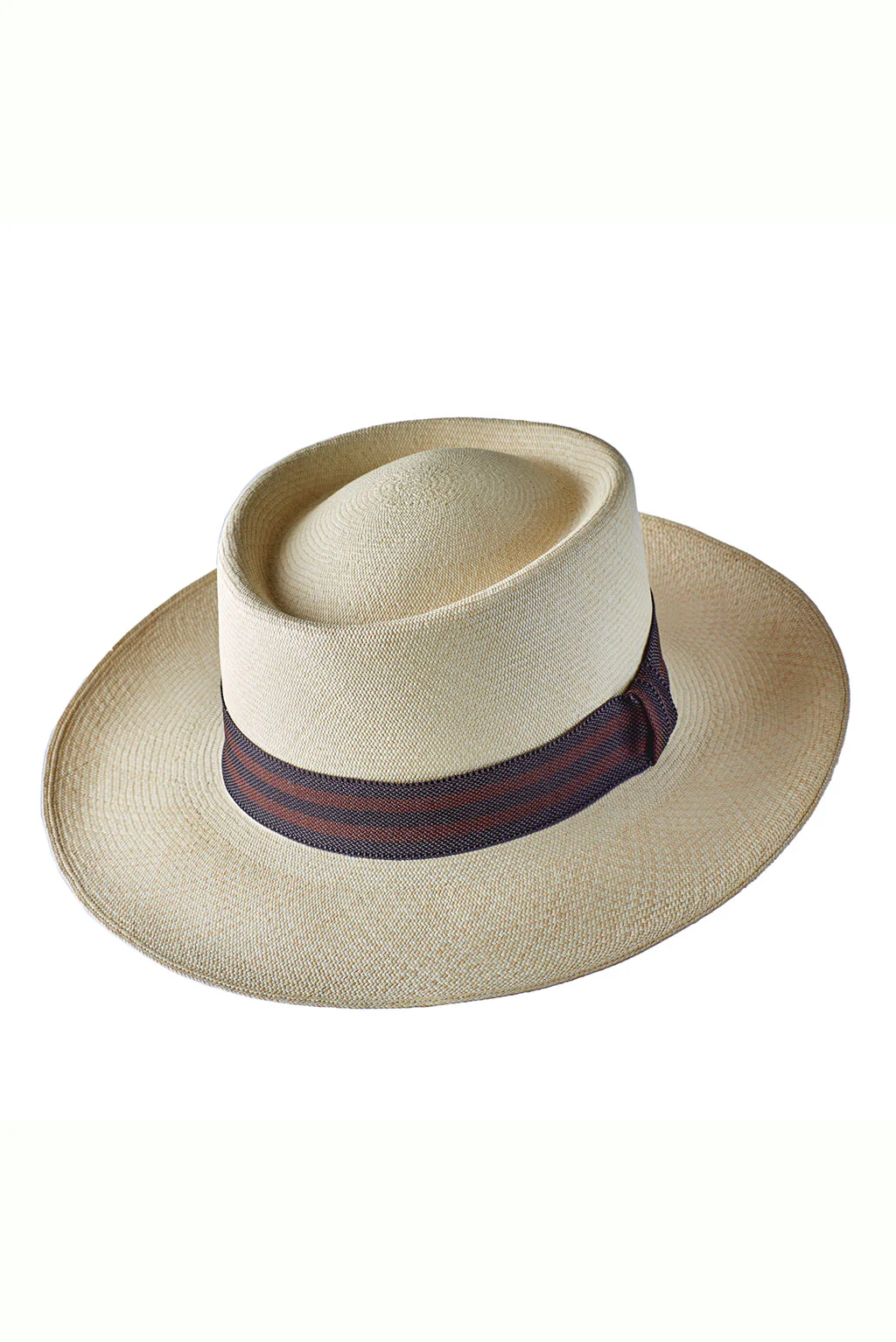 Montecristi Panama Hat Havana Style Fine Weave - Image 5