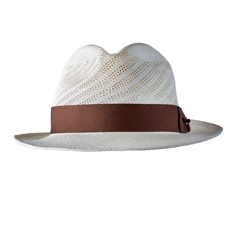 Montecristi Short Brim Panama Hat Fedora - Image 2