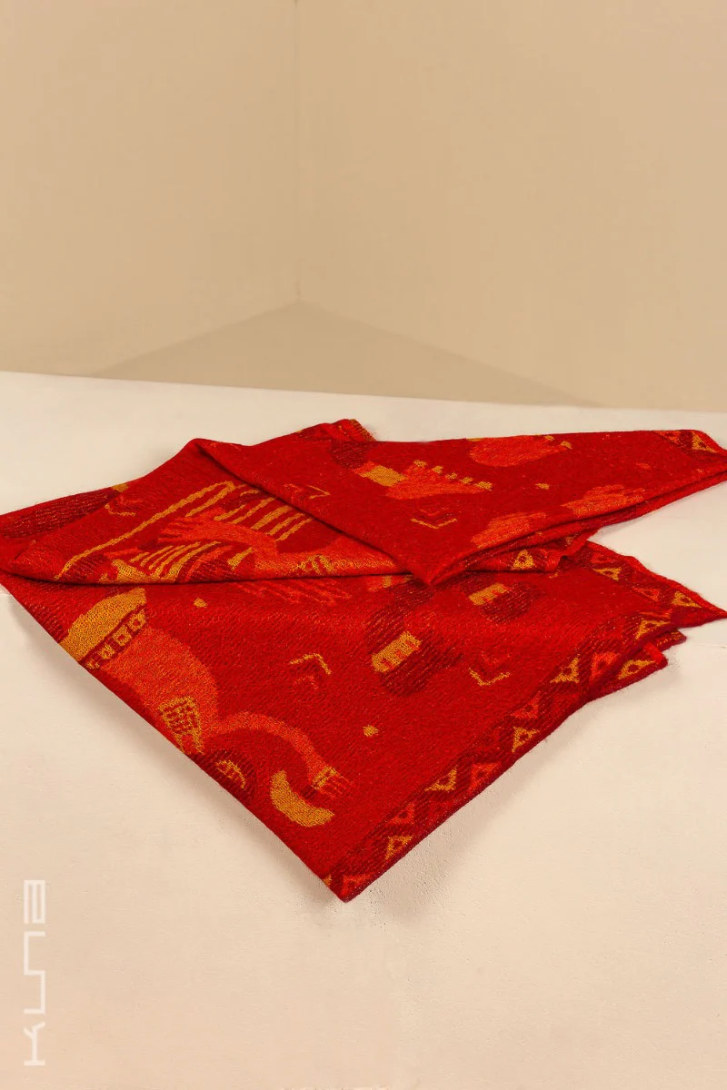 Nazca - 48 Baby Alpaca & Silk Scarf Shawl - Image 5