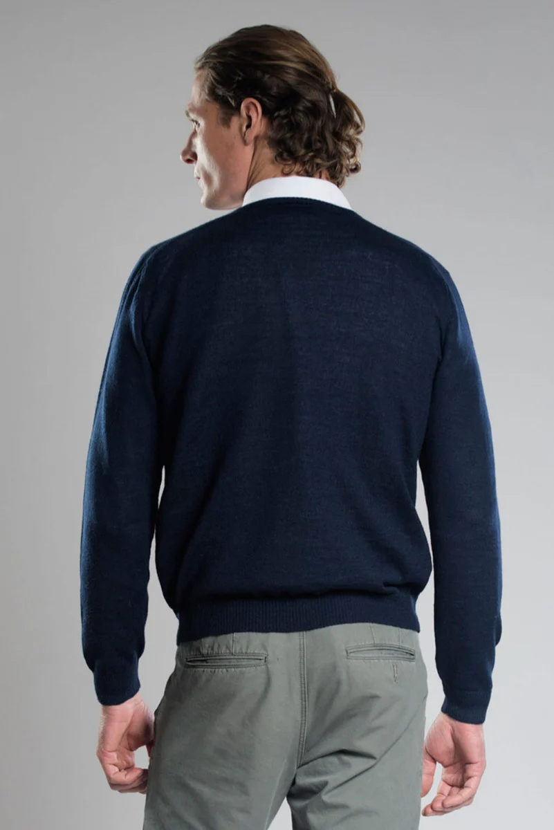 Odin V-Neck 100% CashLlama Sweater - Image 10
