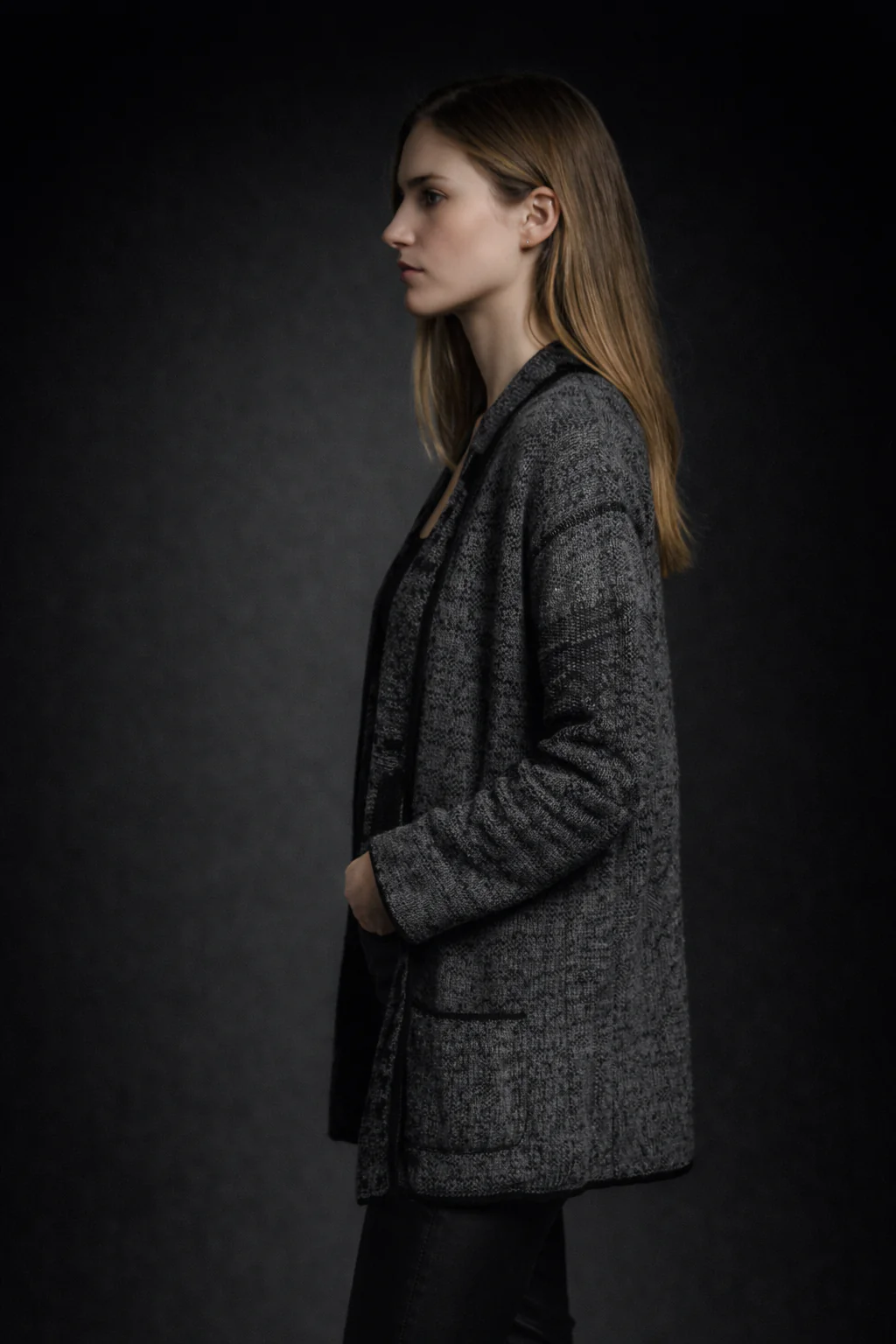 Patchwork Reversible Cardigan - Image 2