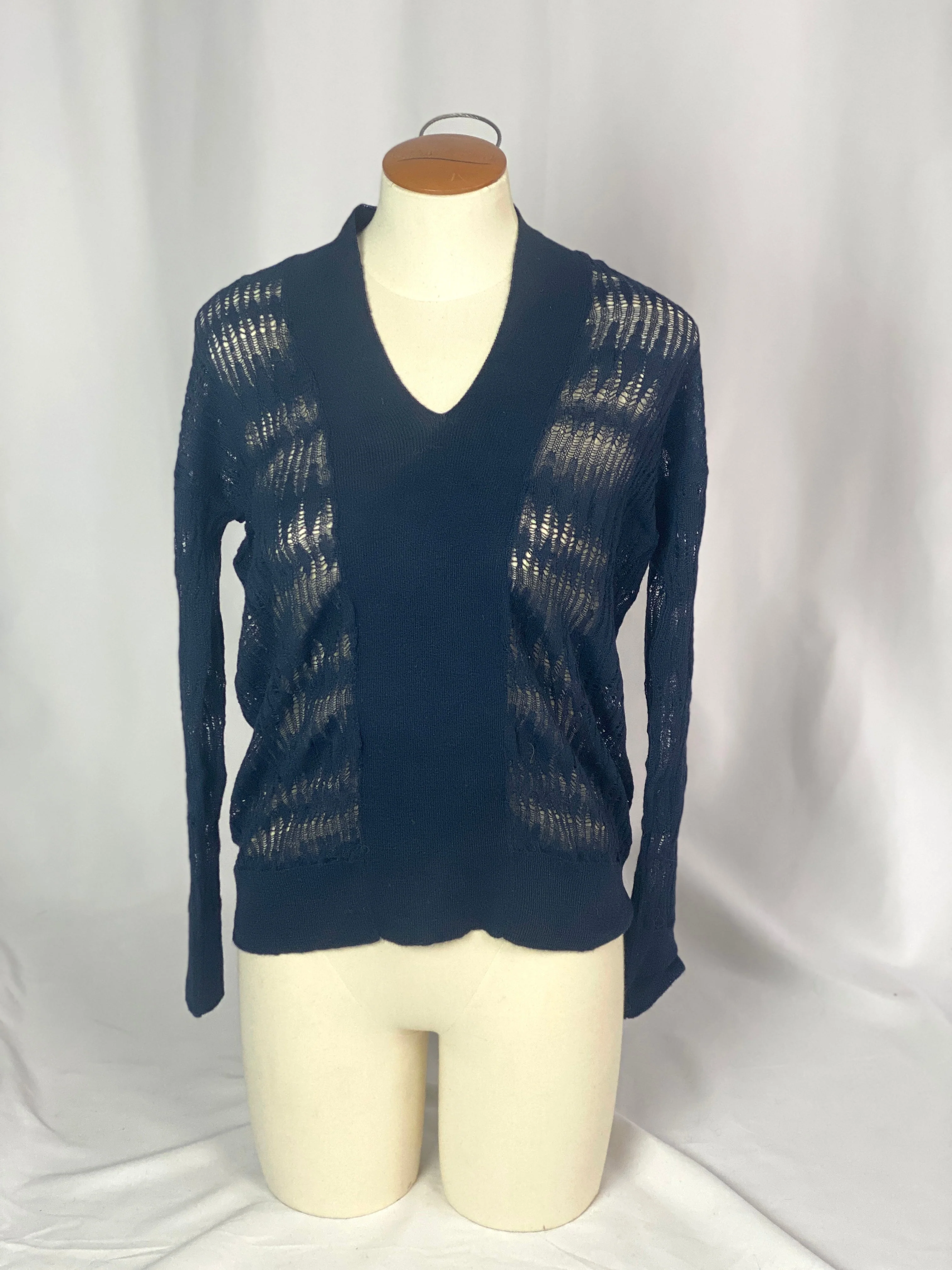 Peace Cashllama & Silk V-neck sweater - Image 2