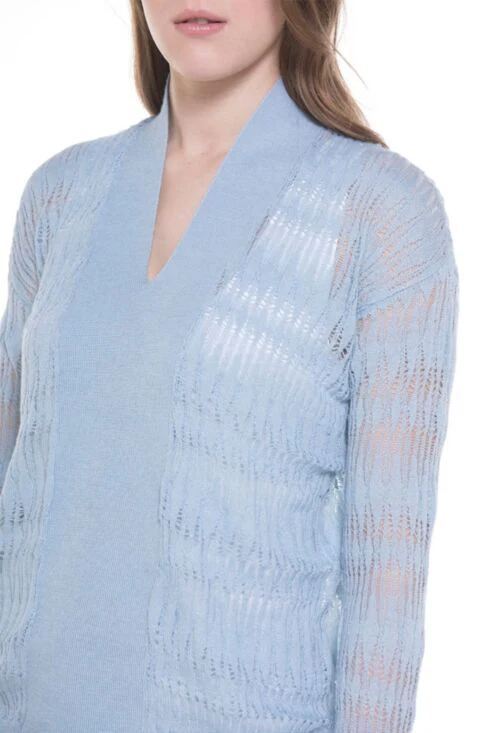 Peace Cashllama & Silk V-neck sweater - Image 7