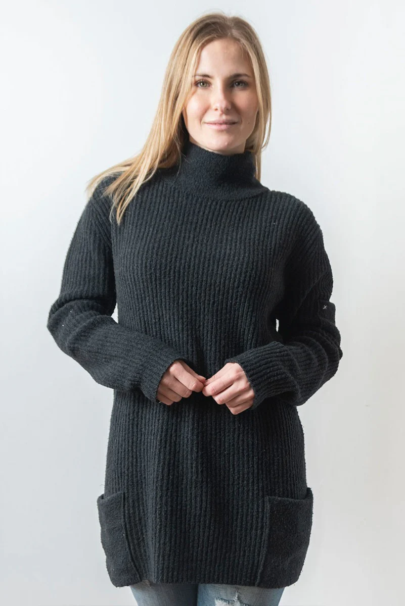 Pocket Turtleneck Cotton Sweater - Image 6