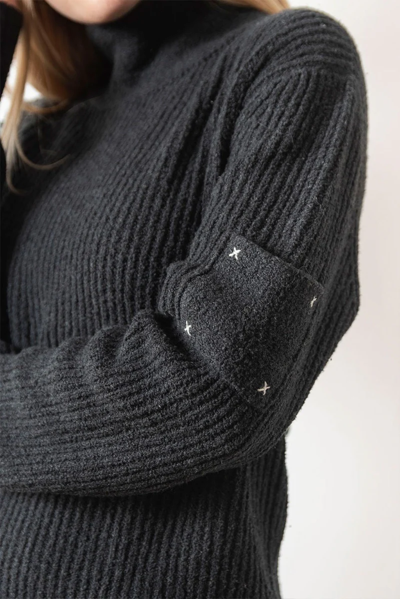 Pocket Turtleneck Cotton Sweater - Image 8