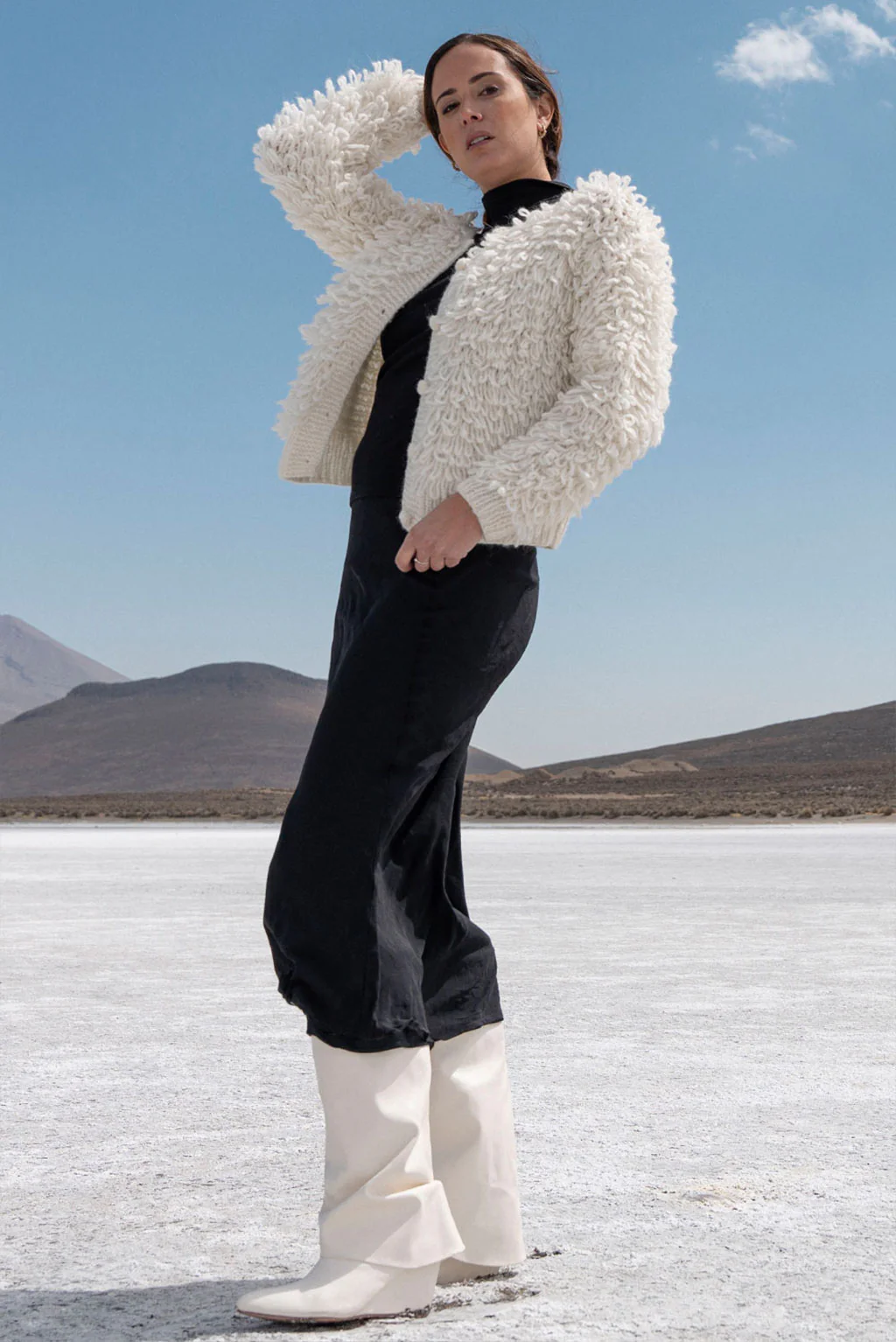 Pom Pom Baby Alpaca Cardigan - Image 7