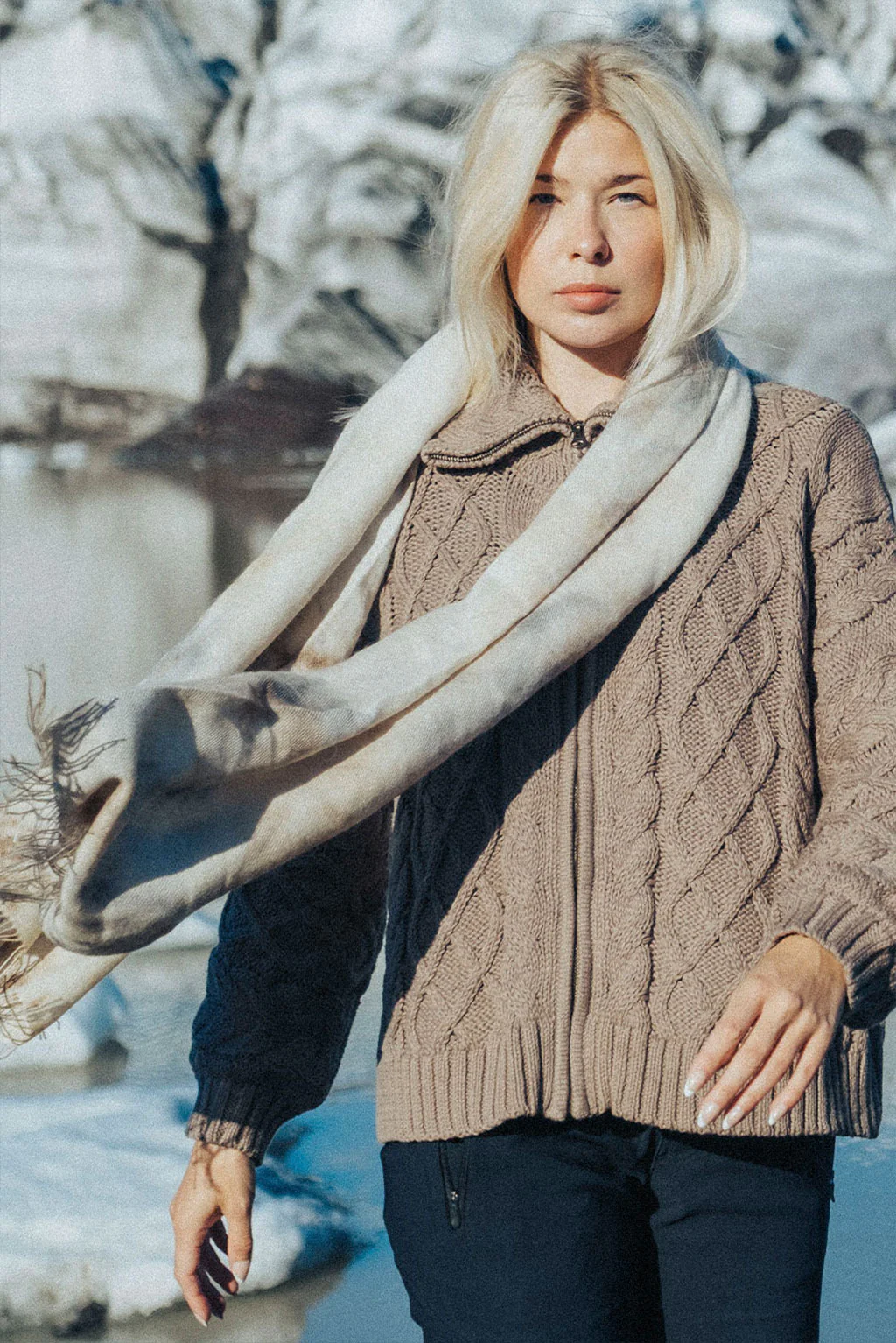 Romance Baby Alpaca Shawl - Image 2