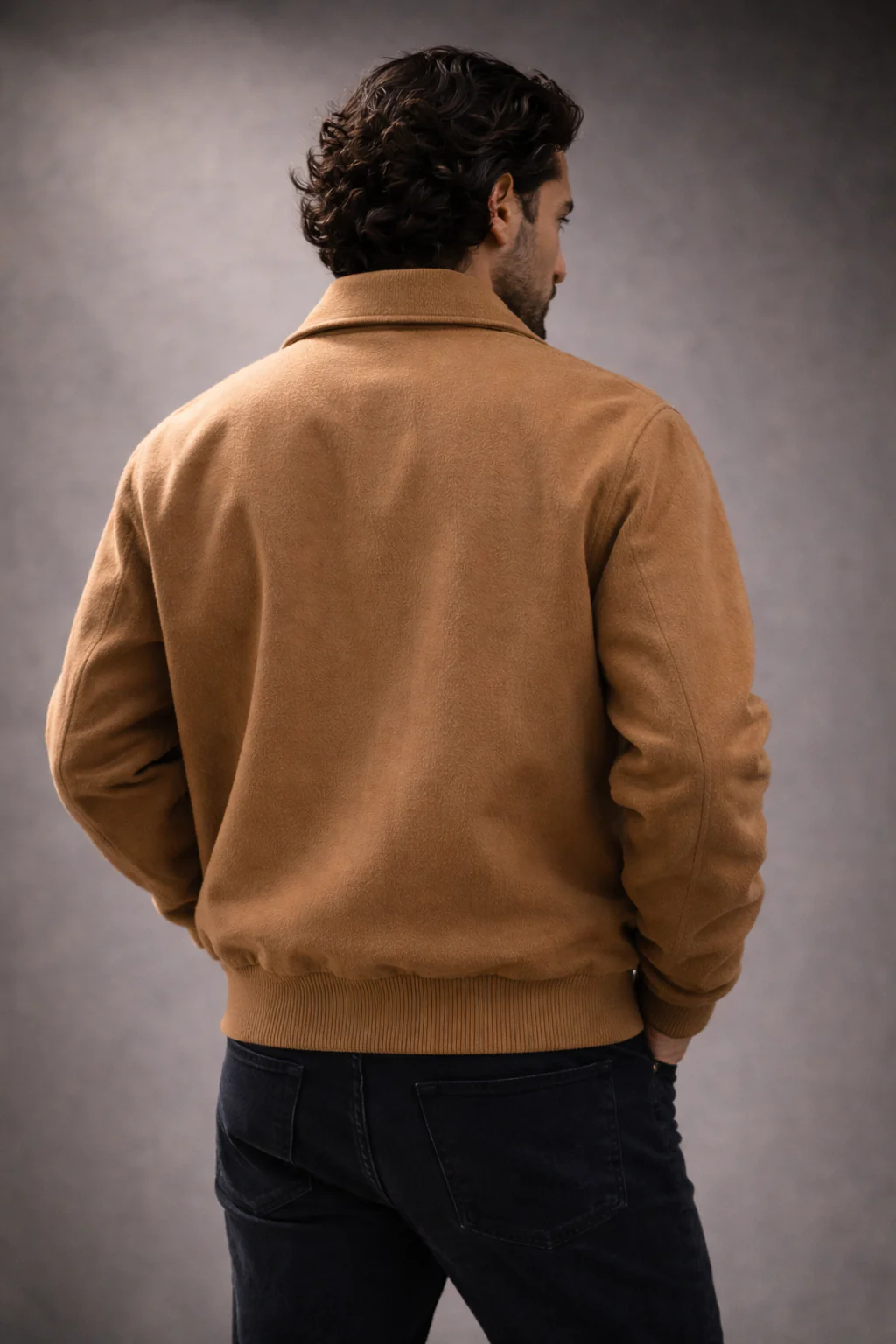 Bomber Baby Alpaca Jacket - Image 2