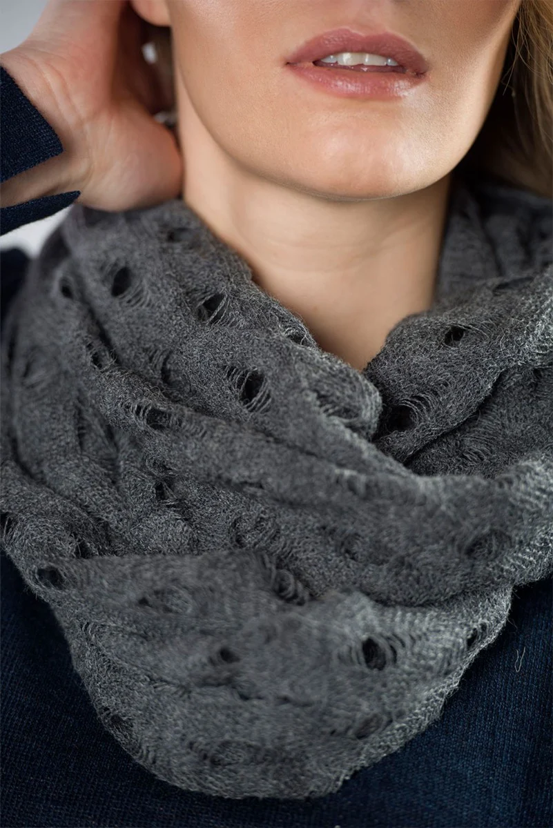 Sajani 100% Cashllama Infinity Scarf - Image 4