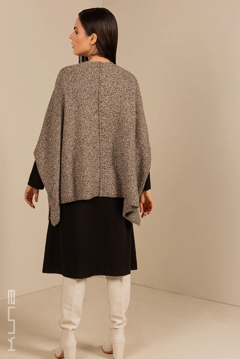 Sandra Baby Alpaca Poncho - Image 2