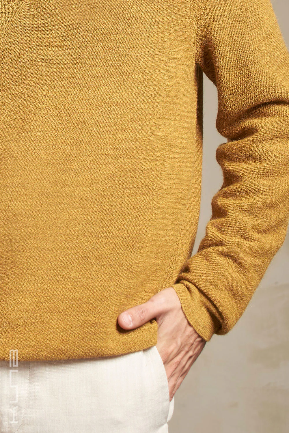 Satoru V-Neck Baby Alpaca Sweater - Image 8