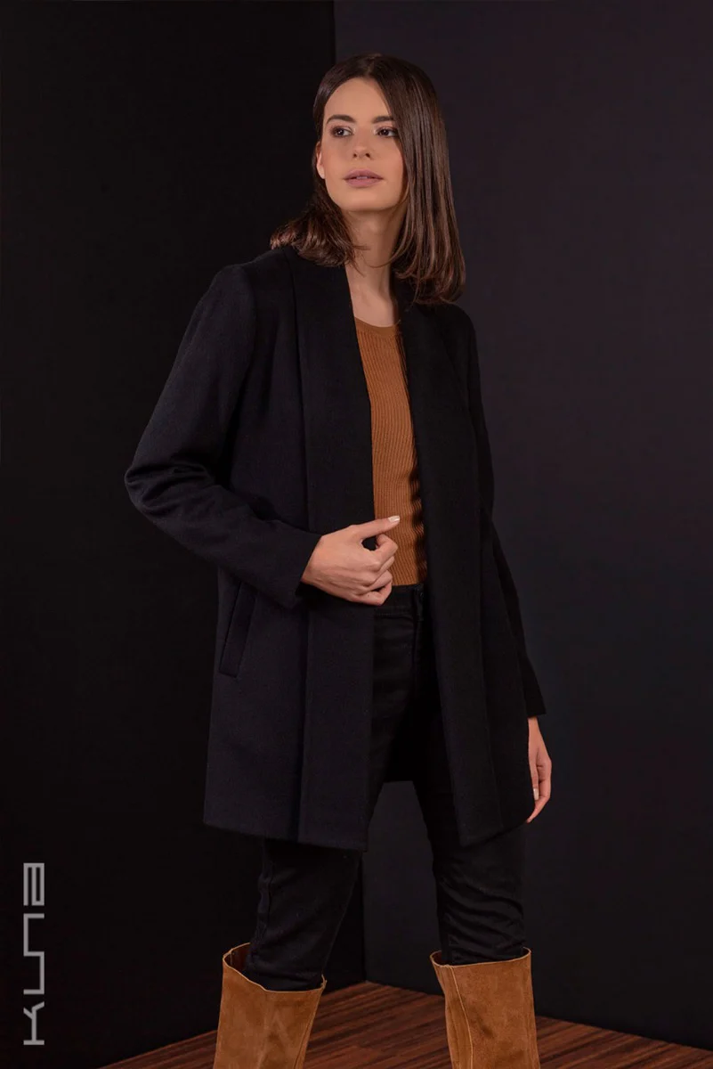 Short 100% Vicuna Swing Coat - Image 5