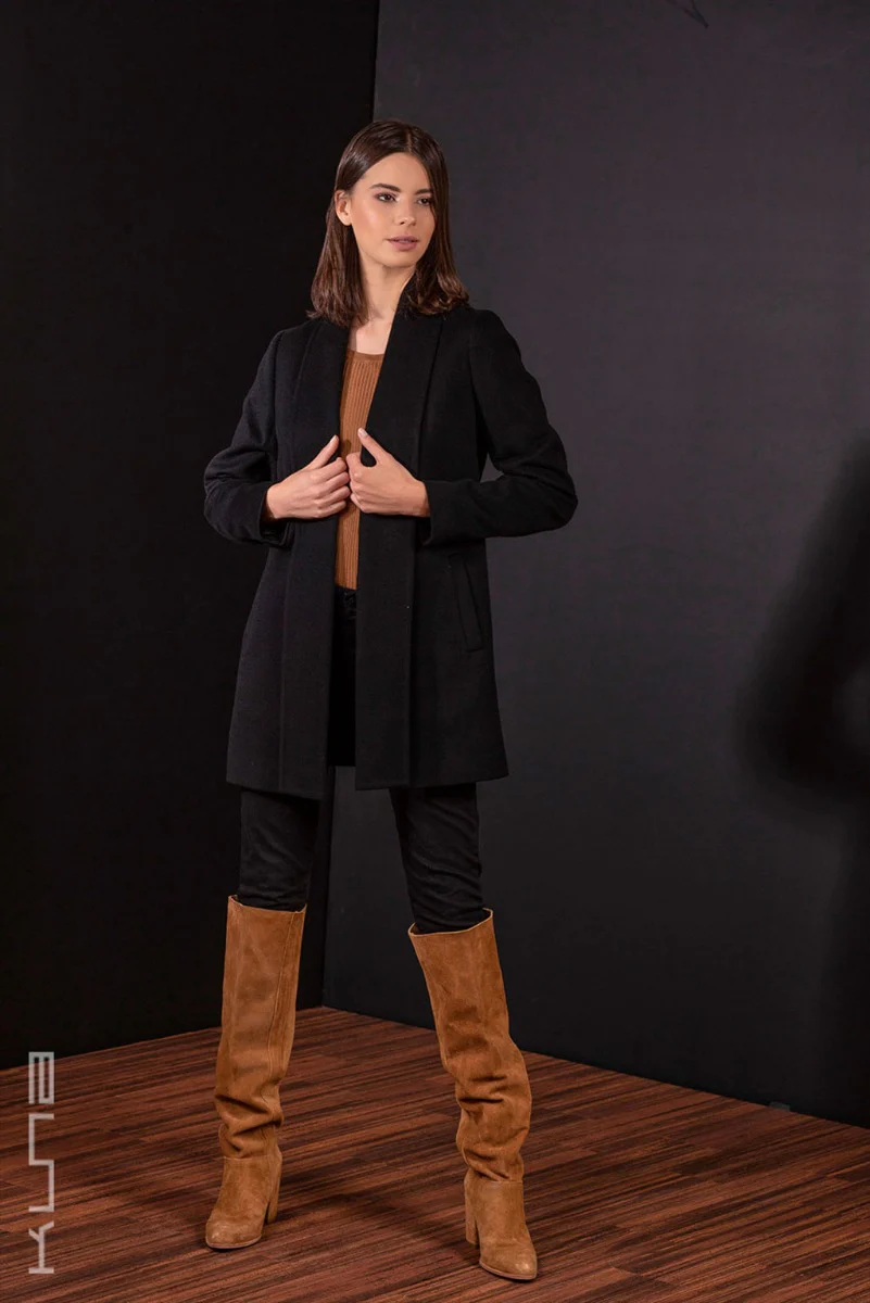 Short 100% Vicuna Swing Coat - Image 7