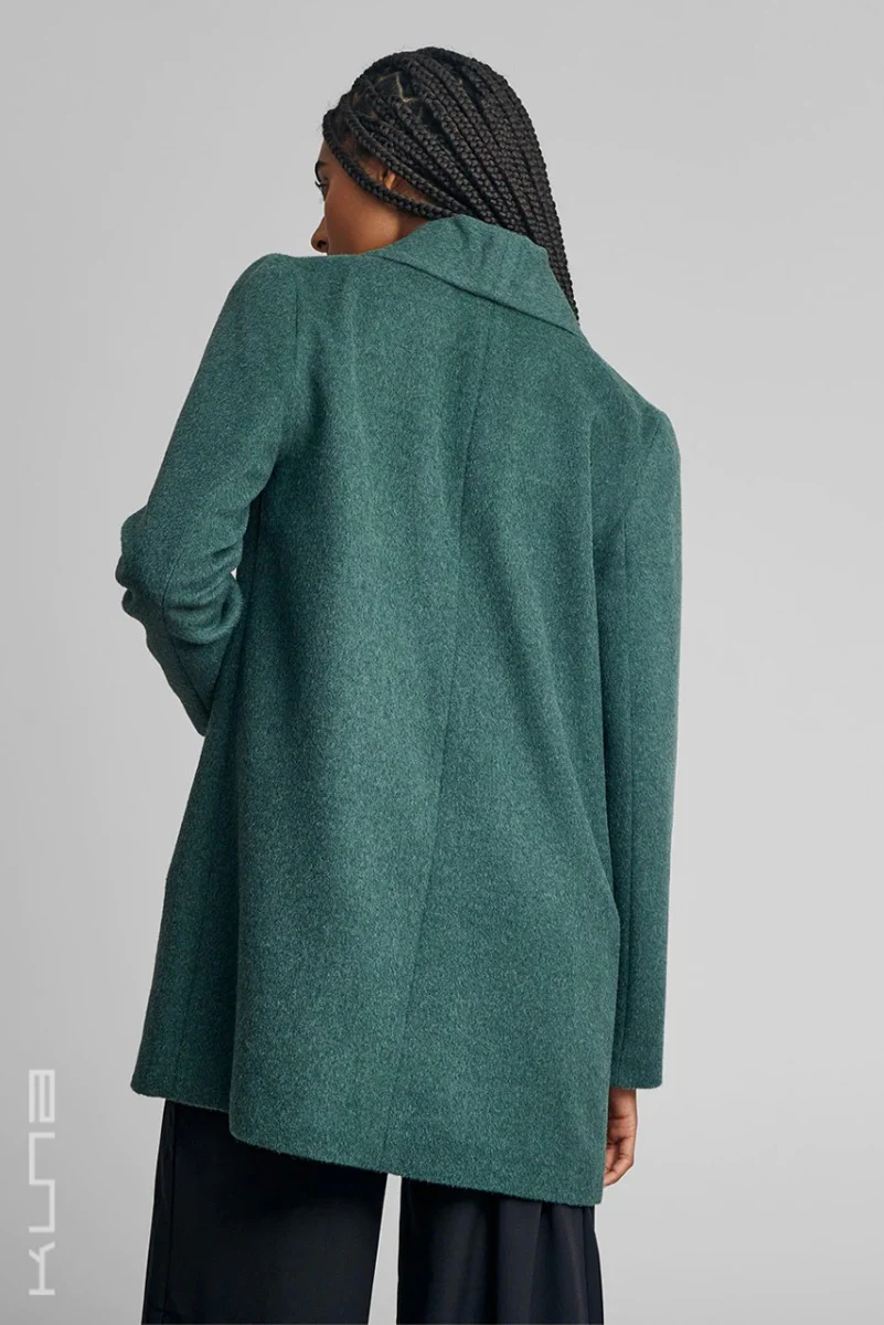 Short Swing Baby Alpaca Coat - Image 6