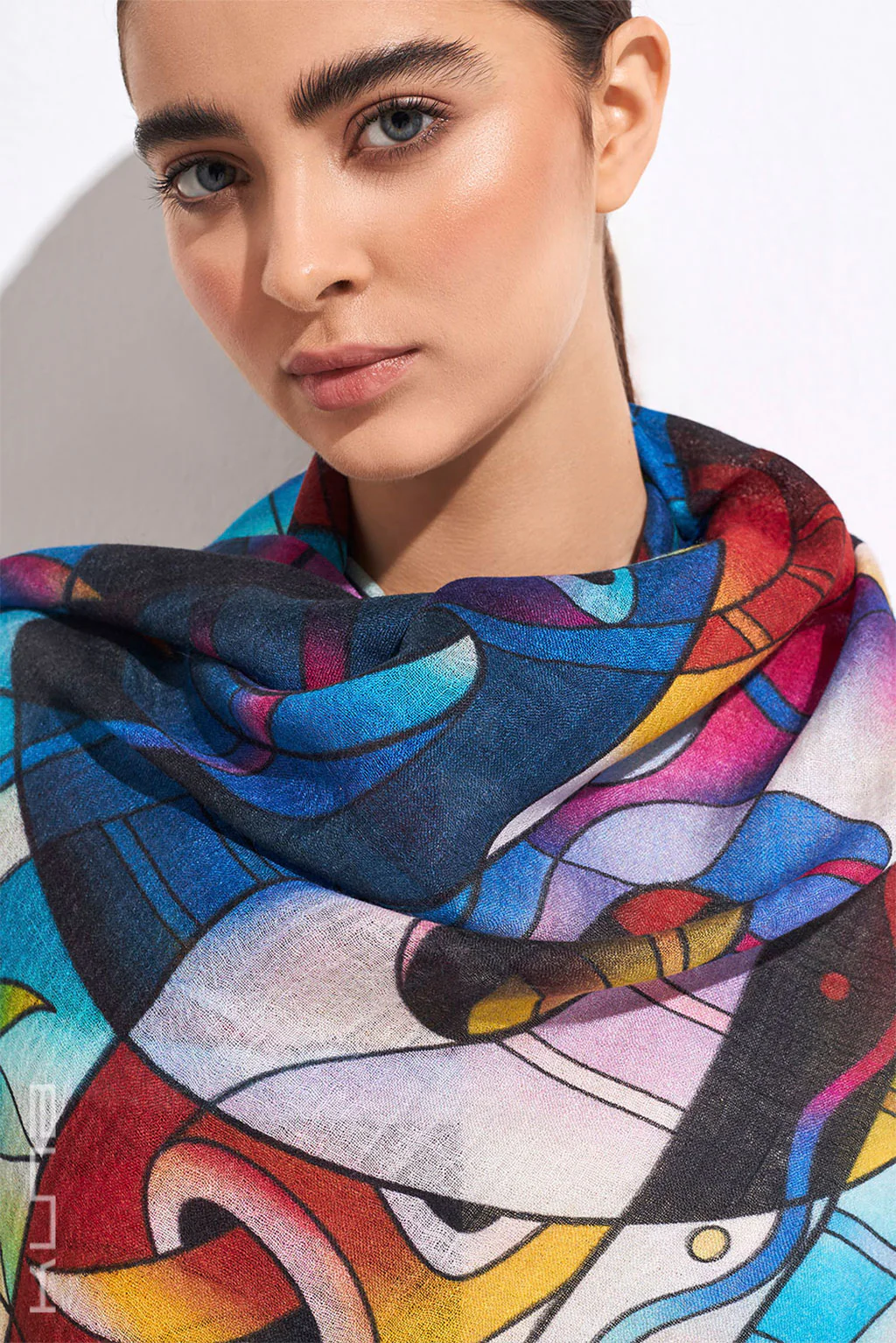 Spirit of Abundance Baby Alpaca & Silk Shawl - Image 2