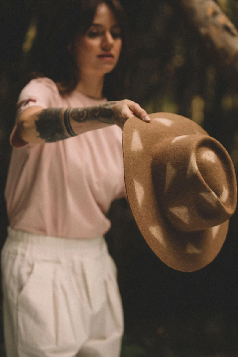 Starry Felt Alpaca Hat - Image 3
