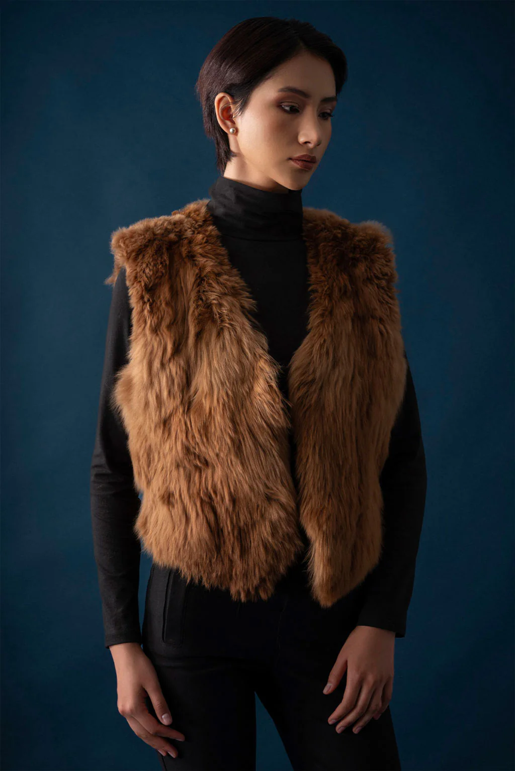 Suri Alpaca Fur Vest - Image 3