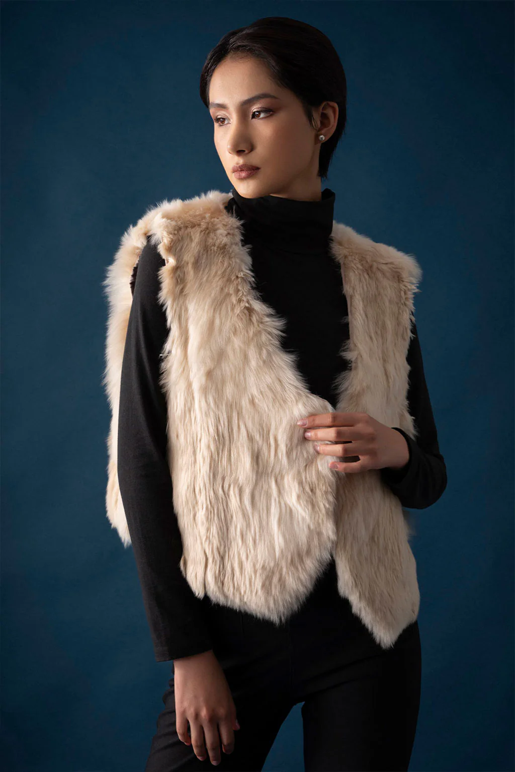 Suri Alpaca Fur Vest - Image 7