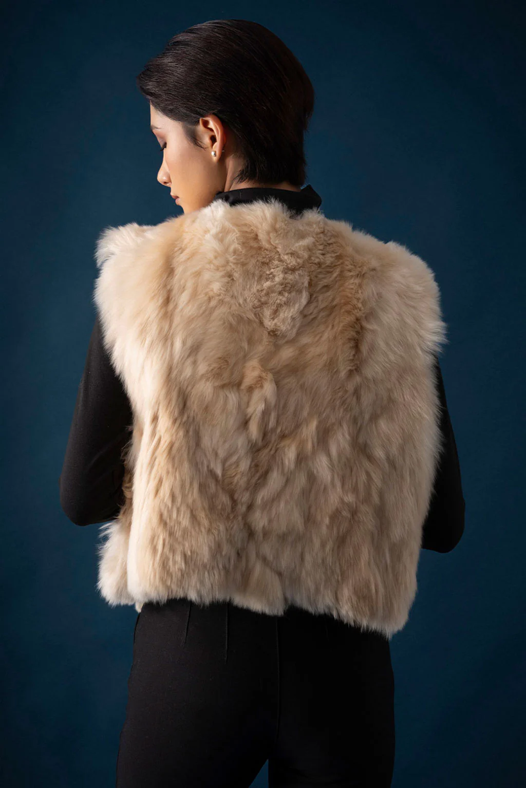 Suri Alpaca Fur Vest - Image 8
