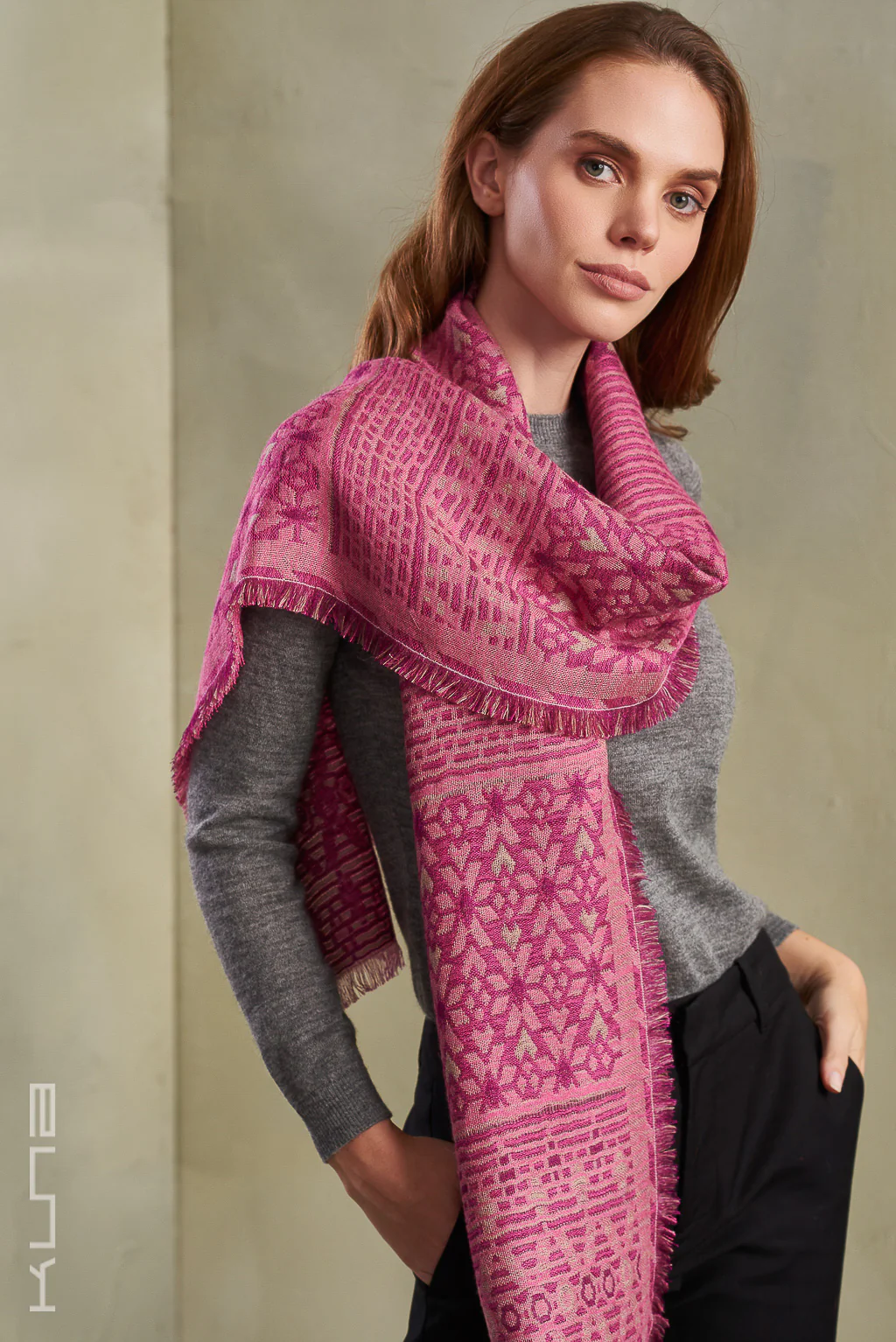 Tarot Baby Alpaca and Silk Scarf - Image 4
