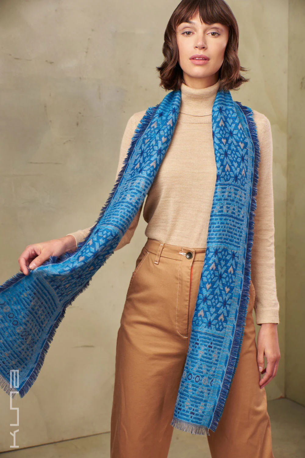 Tarot Baby Alpaca and Silk Scarf - Image 7