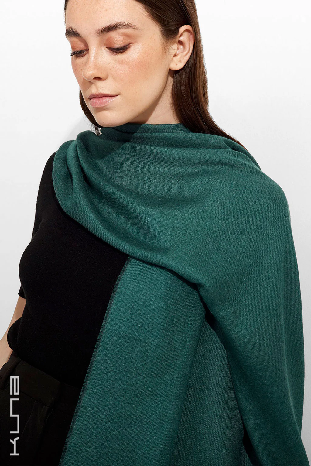 Teaberry Baby Alpaca & Silk Shawl - Image 5