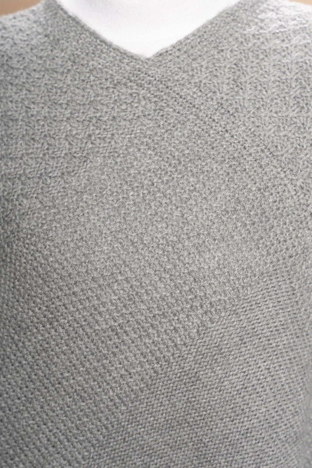 Textured Baby Alpaca Poncho - Image 18