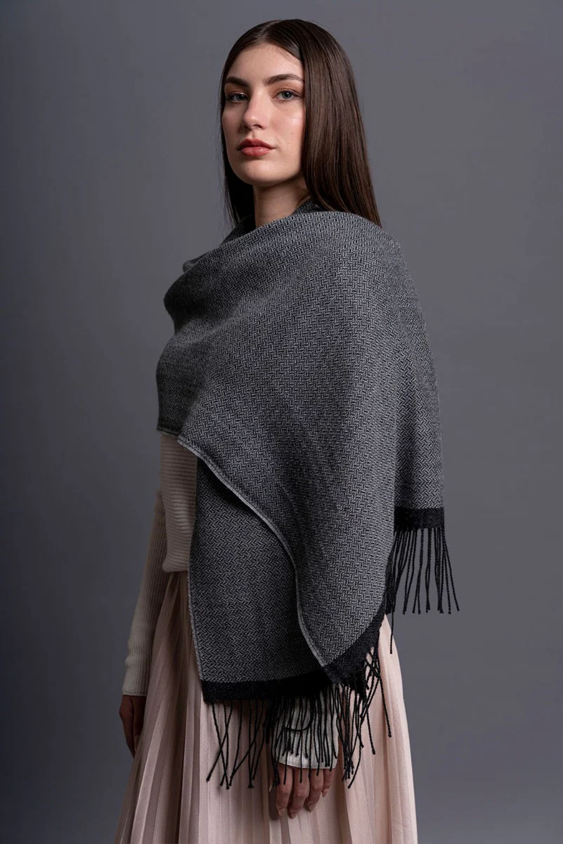 Textured Eco Baby Alpaca Scarf - Image 3
