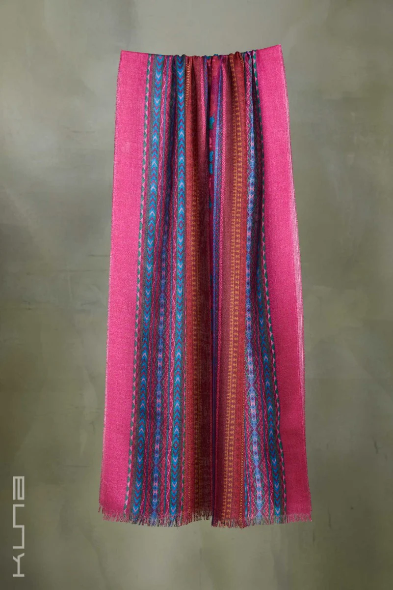 Triangle Baby Alpaca & Silk Shawl - Image 2